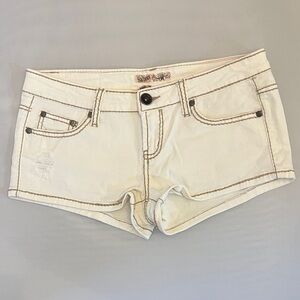 Vanilla Star Off-White Jean Shorts